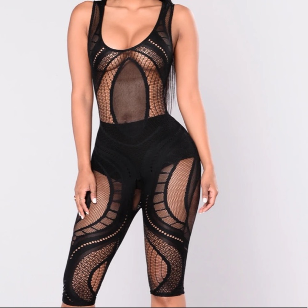 Palomino Fishnet Jumpsuit